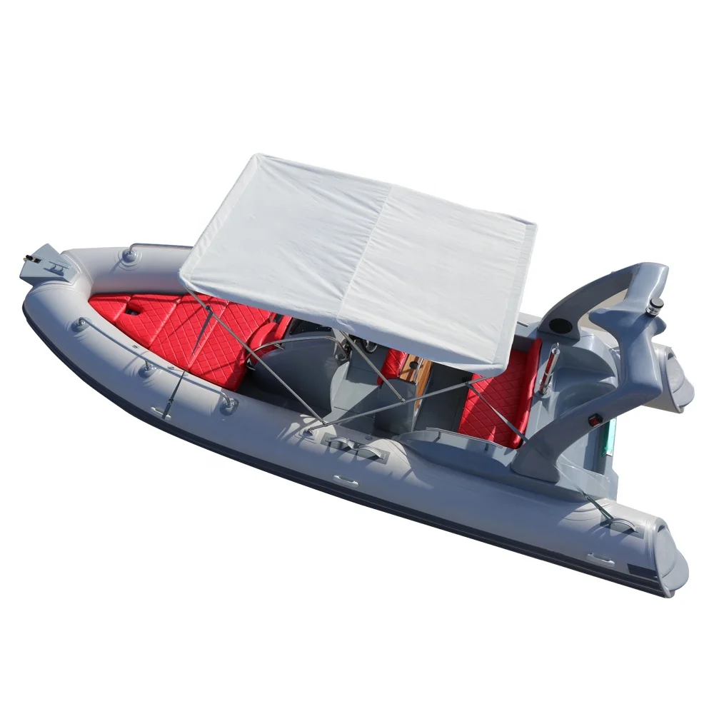 CE 19ft Sport RIB Boat 580 Hypalon RIB Boat Italy Fiberglass Fishing boat