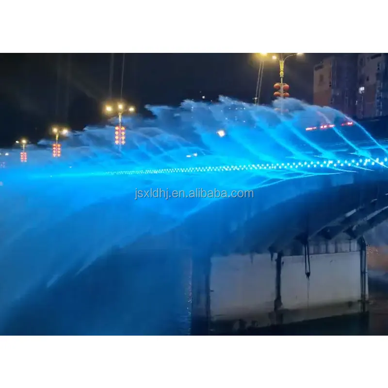 Открытый фонтан с хорошей ценой Графический Цифровой водяным занавесом