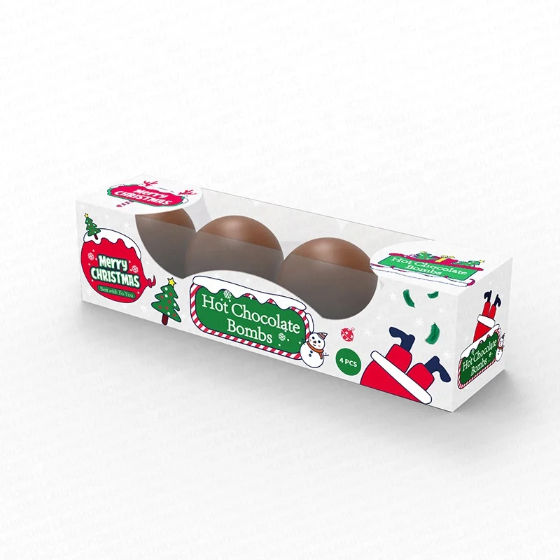 Какао-бомбочки премиум-класса темный шоколад горячий с молоком сладкие конфеты зефир твердый узор в виде шариков