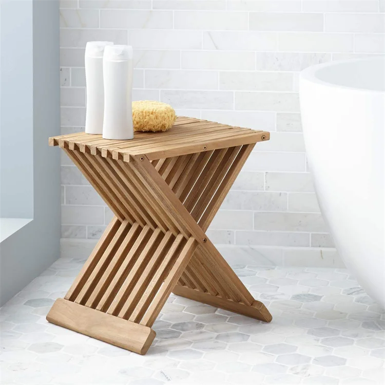 amboo shower bench seat