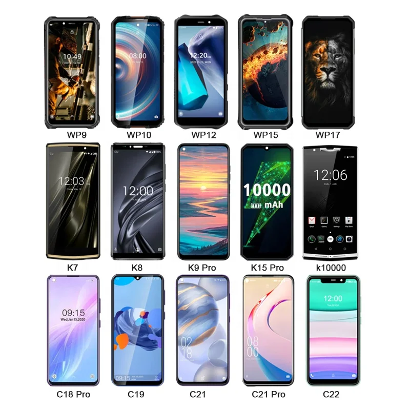 Экраны для Oukitel WP5 WP6 WP7 WP8 Pro WP9 WP10 WP12 15 WP17 C16 C21 прочный сменный сенсорный ЖК-дисплей