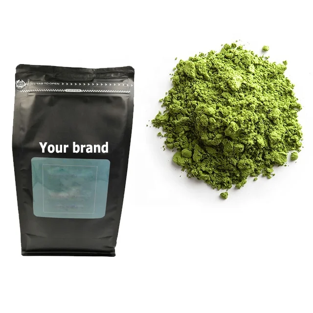 Зеленый чай маття для лица, порошок мороженого