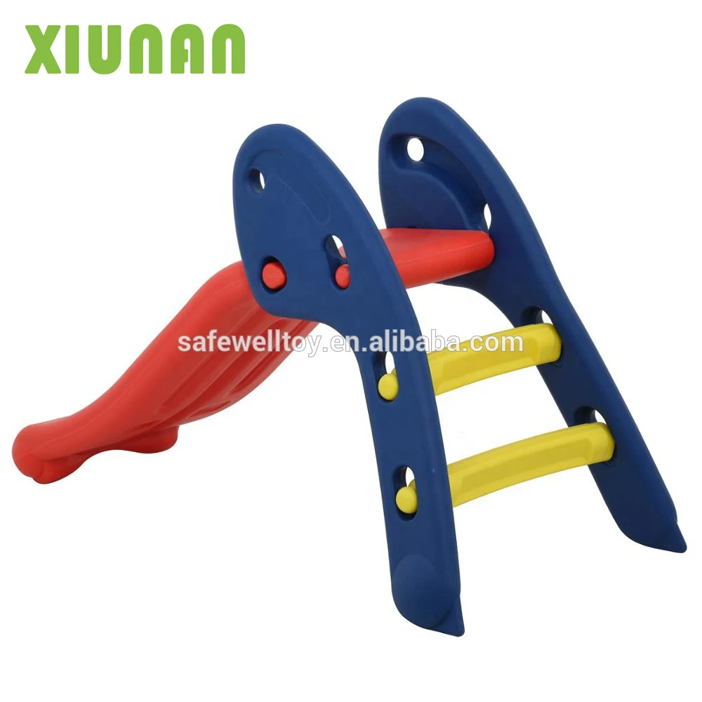 XIUNAN XSL001 CE proved kids plastic foldable slide indoor playground equipment children plastic slide kids indoor slide
