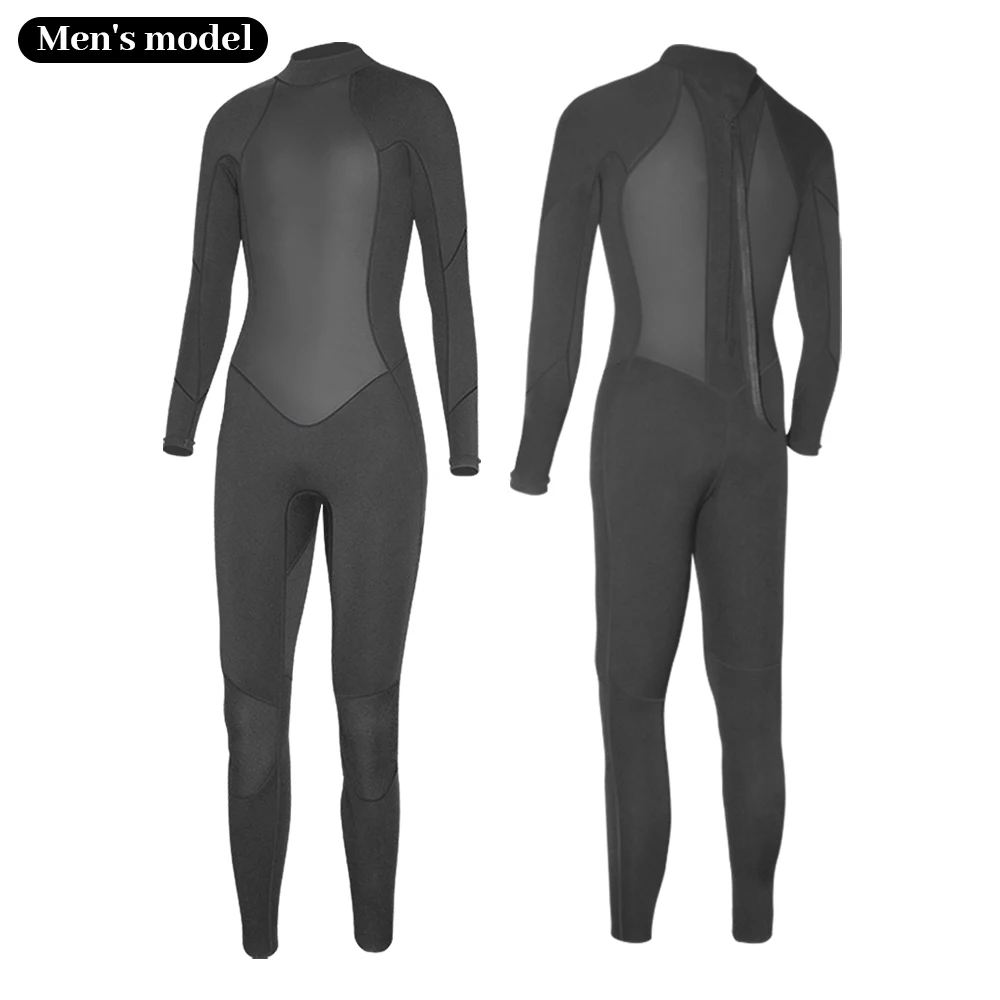 3MM Men Women Sharkskin Neoprene Swimming Wet Suits Unisex Long Sleeve Full Body Surfing Diving Wetsuit