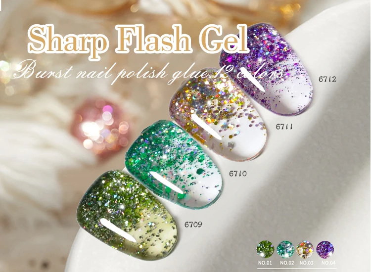2023 New IBDGEL Sharp Flash Gel Glitter Nail Gel Polish UV&LED OEM Private Label Nail Polish Supplier Wholesaler