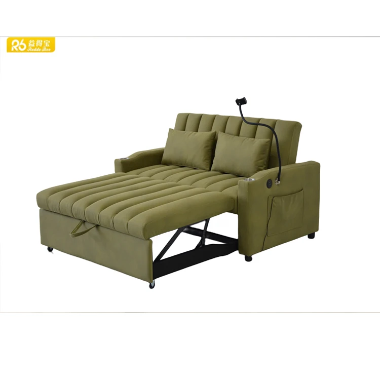 Modern design American upholstery sofa bed fashion Seat Living Room Furniture Sofa Beds Provide USB Port