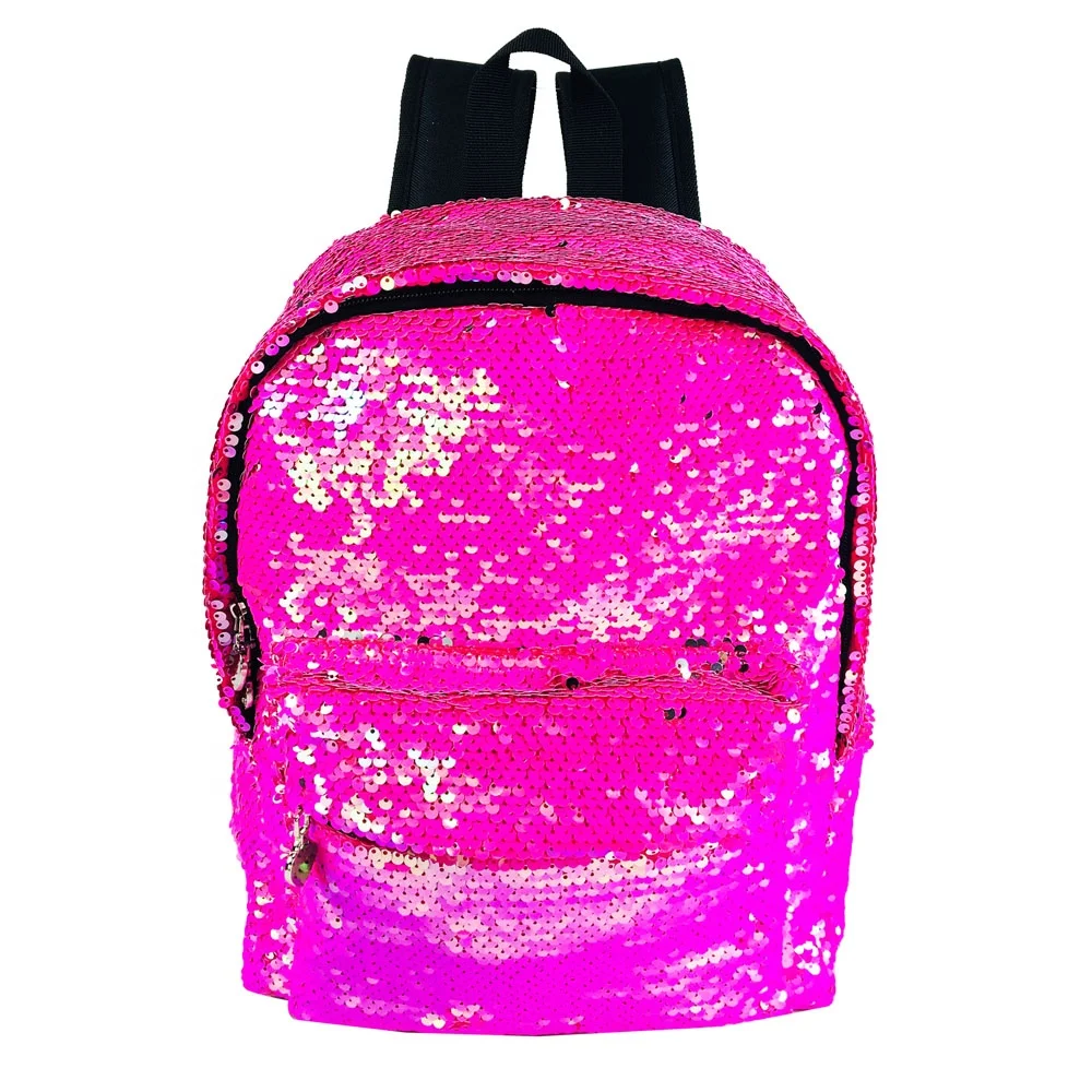 
Personalized Women fashion Wholesale kids mini school girl glitter shining sequin backpack bag for teenagers college students 