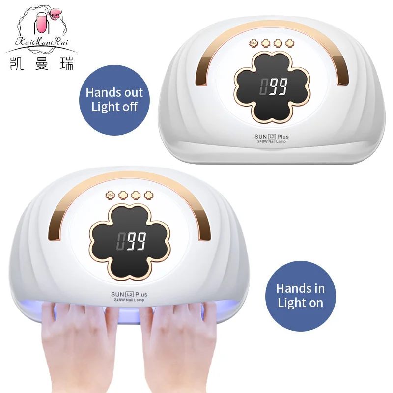 2024 УФ-лампа для сушки ногтей 248 Вт