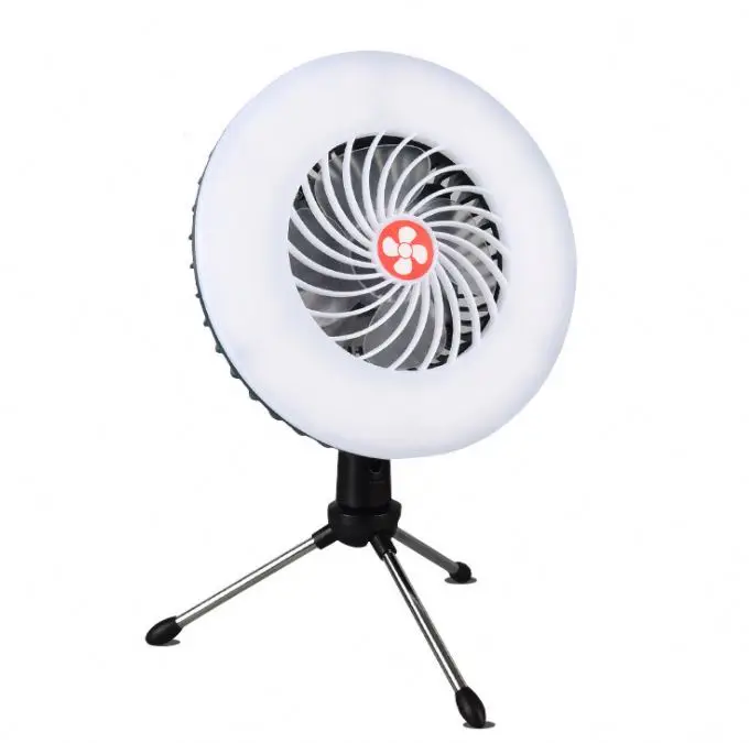 Outdoor Camping Light with Fan Tent LED Rechargeable Waterproof,luz de Camping multifuncion con ventilador Led recargable