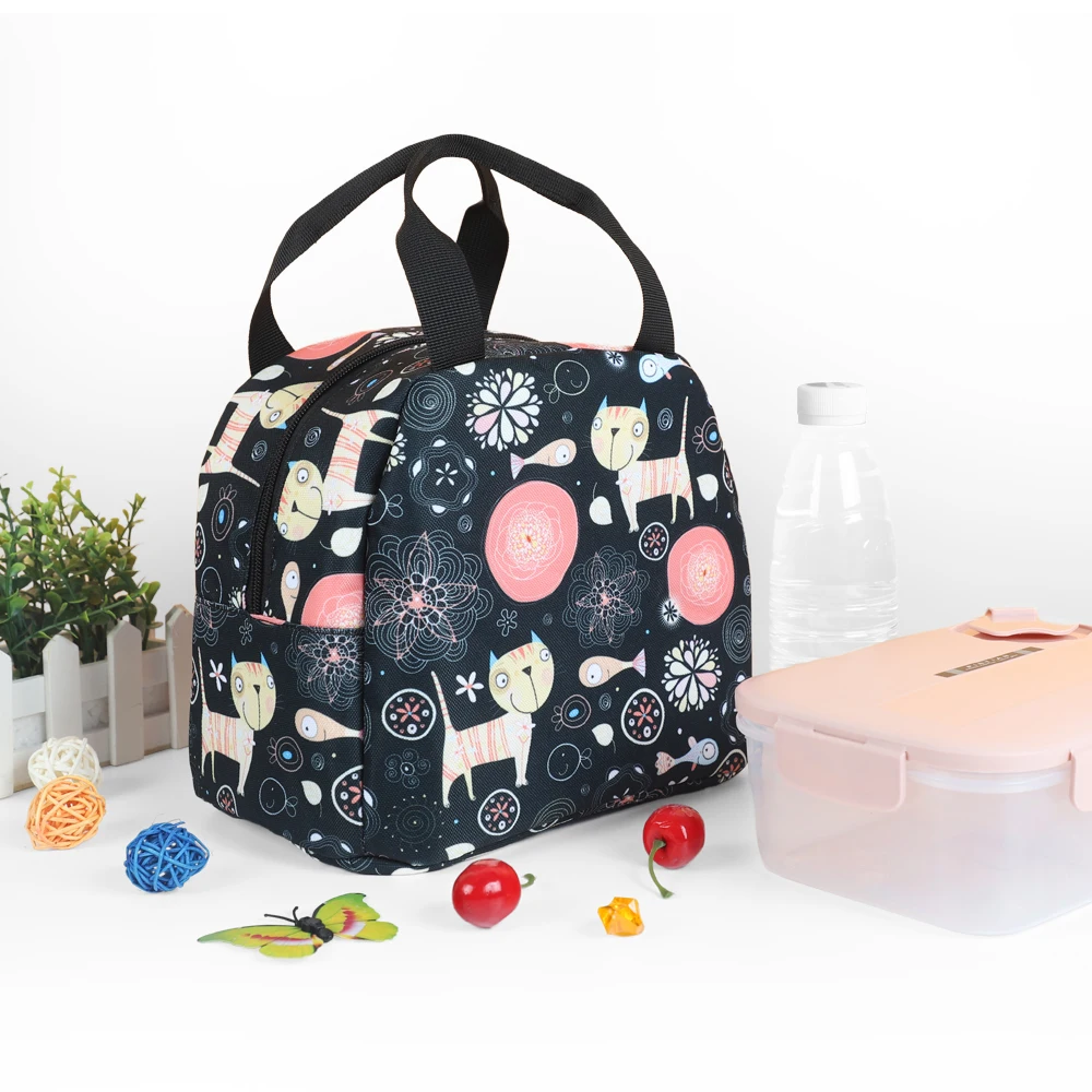 Eco-friendly Lunch Aluminum Bags Custom Reusble Lunch Bags for Kids Custom Logo Aluminum Foil Thermal Insulation Lunch Bag