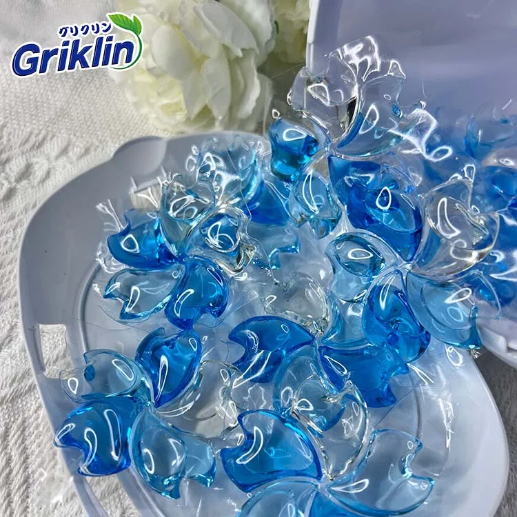 Griklin 5-in-1 Laundry Pods Ultra Concentrate Laundry Detergent Fabric Softener With Rose Extracts Detergent Pods 28 Count/Each