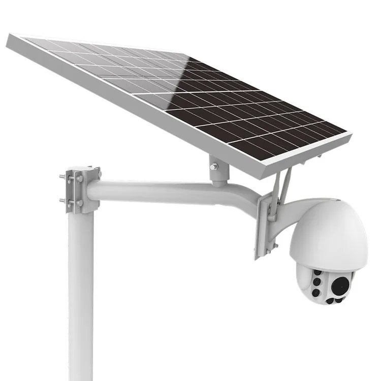 
WiFi 4G Outdoor IP Camera Wireless PTZ Dome HD Security Smart Solar Power CCTV Camera 