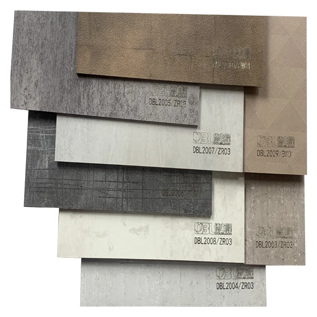DBL panel Wholesale simulation retro stone grain decoration supplies melamine board facing particle board /DBL2125/PT01