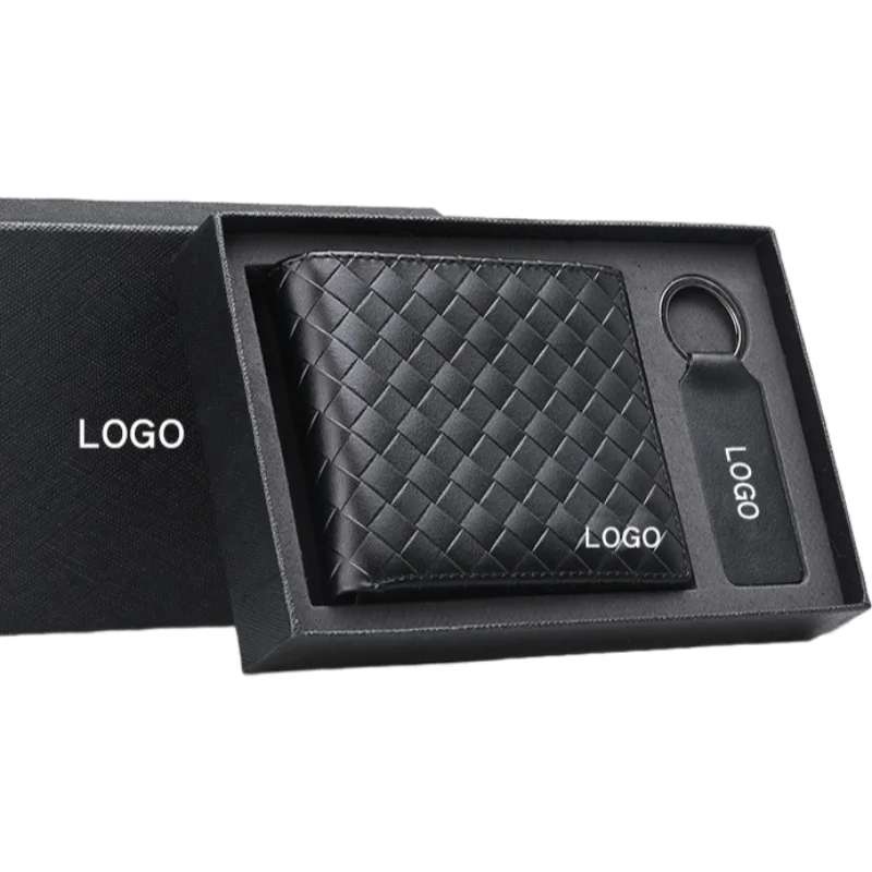 Classical Christmas Gift Set Luxury Promotional Men Business Wallet Gift Set