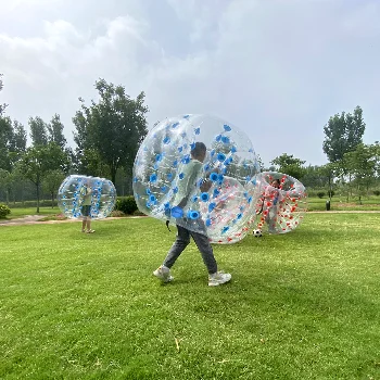 Fun outdoor games human inflatable body bumper bubble inflatable bubble football for sale