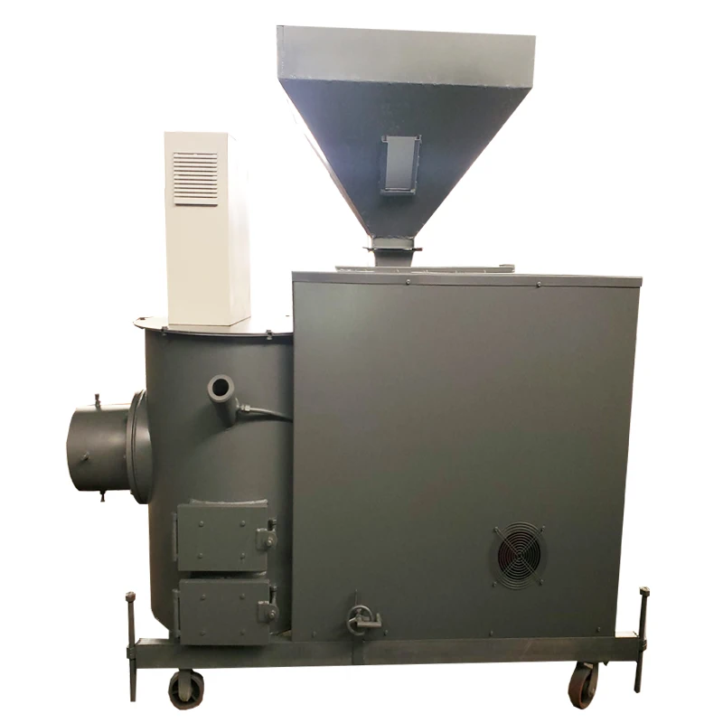 Smoke-free and energy-saving wood chips biomass pellets burner for food drying equipment