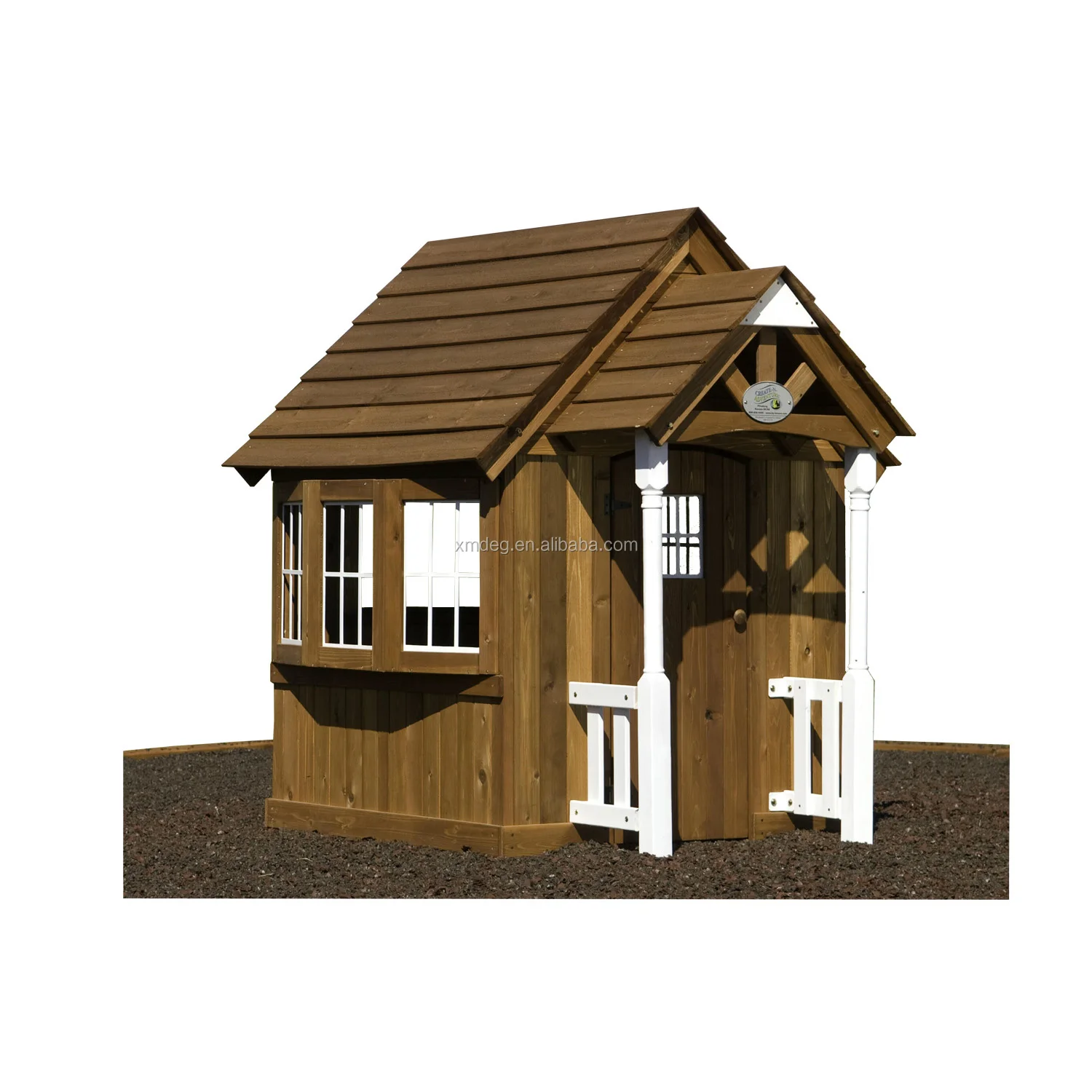 Backyard Kids Play Toy Wooden House Children Play Cubby House