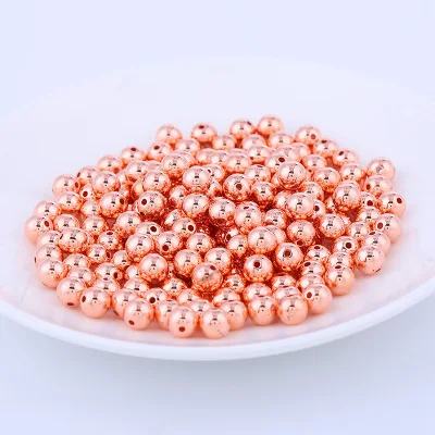 
Golden mango New Hot Multicolor Plastic ABS Bead Accessories Gadget Water Plating CCB Accessories Fittings Hand DIY Ball Beads 