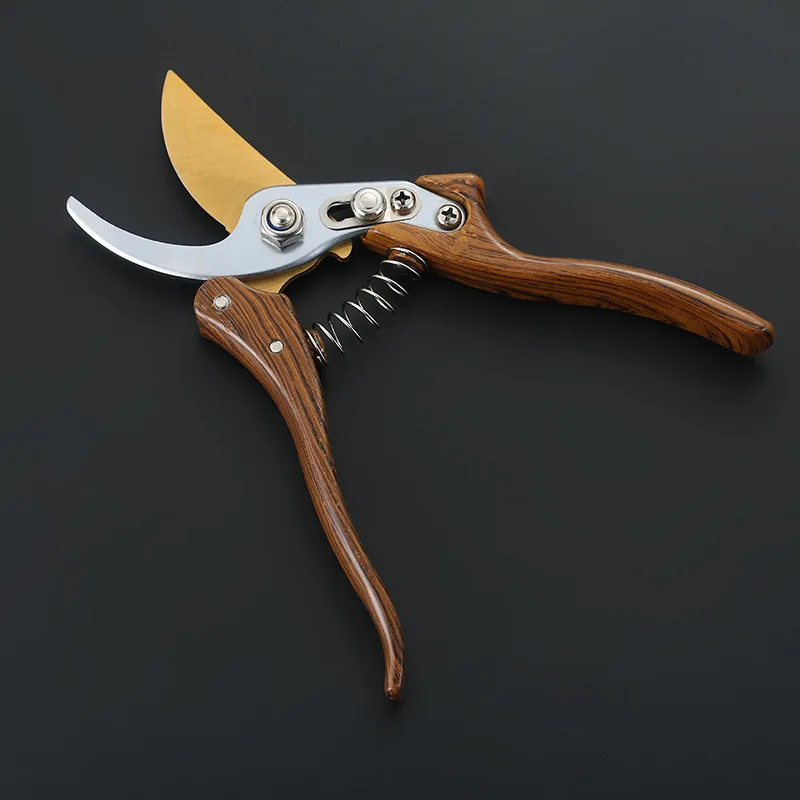 QL511 SK5 Stainless Steel Pruning Woodpiece Anti -Slip Metal Skin Save Effort Scissors Garden Branch Pruning