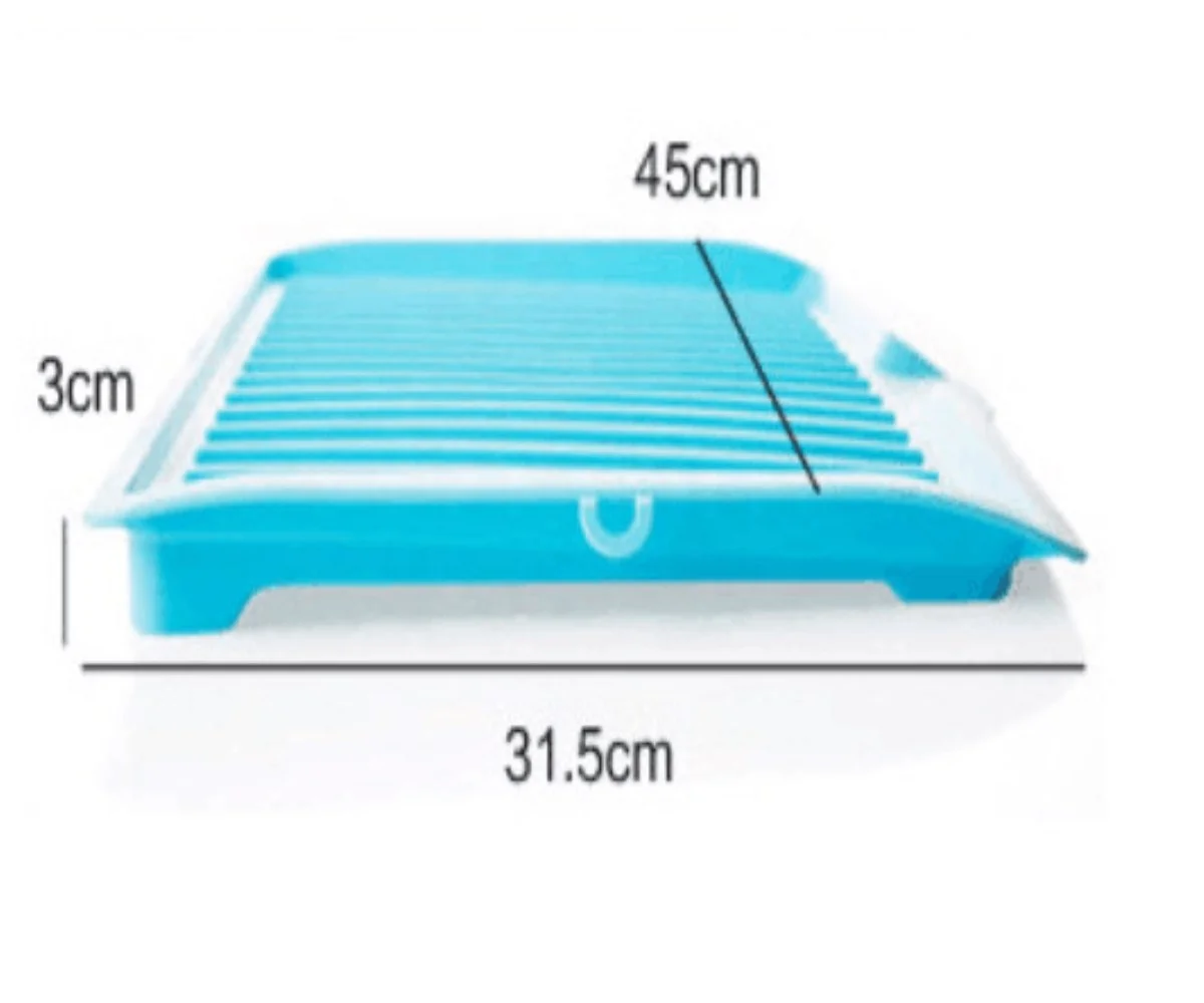Multifunctional Storage Tea Tray Household Plastic Fruit Tray Drainer Sink Clothes Rack Washing Display Classification Tray