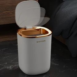new designer inteligente sensor automatic dustbin rubish nordic smart kitchen rubbish dust plastic garbage trash can waste bins