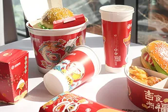 Big Size Support Customization  Disposable Fried Chicken Family Paper Bucket