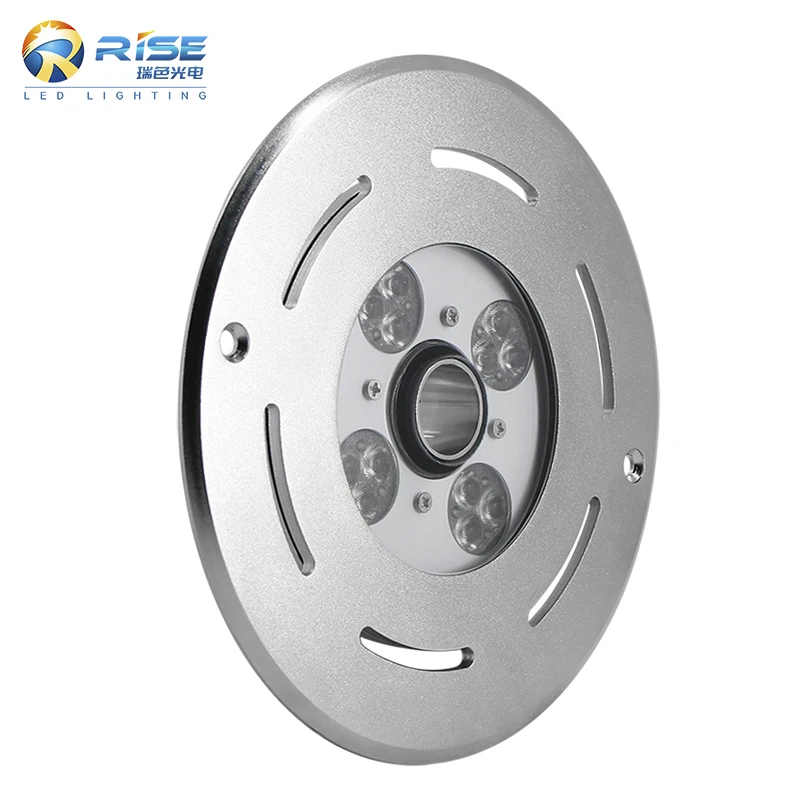 RGB 24w underwater light outdoor dmx submersible pump led water jet fountain ring lights and nozzles light for small fountains