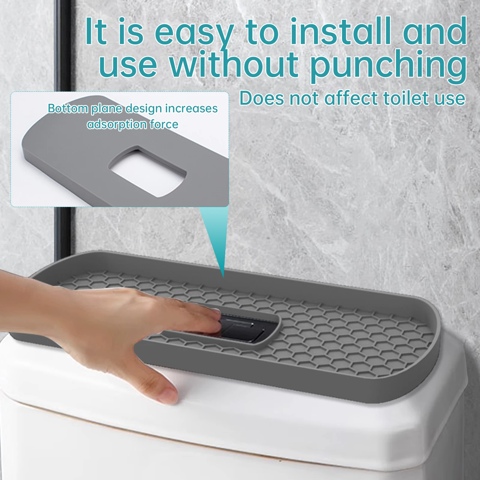 2024 новый продукт силиконовая полка для туалетной крышки ванной комнаты лоток туалетного бака подставка ванны коробки ароматерапии или салфеток