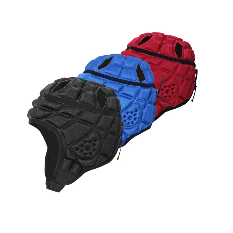 ANTMAX Lightweight Breathable Soft Rugby 7v7 Flag Football Helmet Soccer Headgear Scrum Cap for Adults Kids Hockey Football