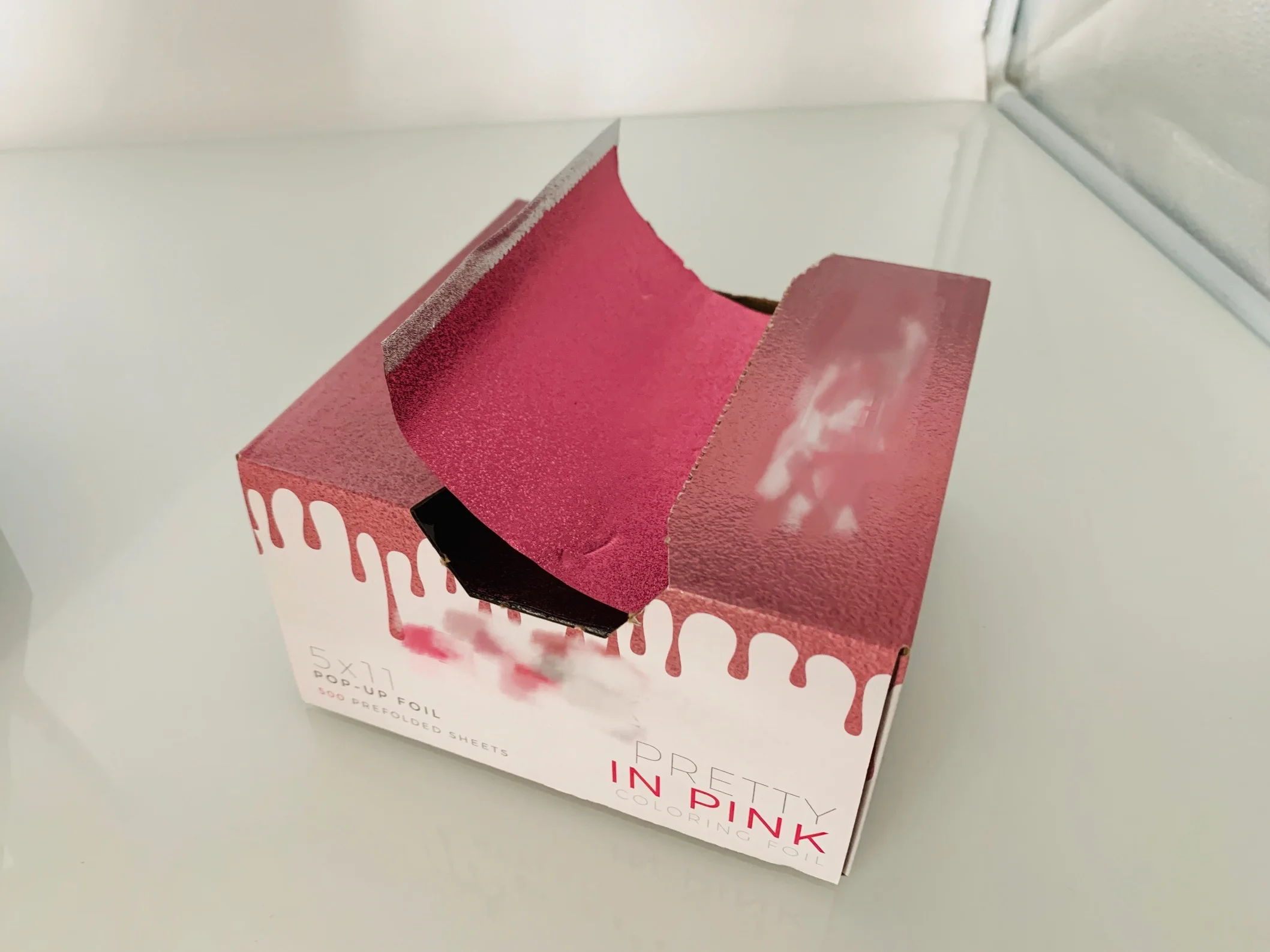 Professional Salon Foil Powder Applicable Aluminum Beauty Roll Pop up Hairdressing Foil Sheet