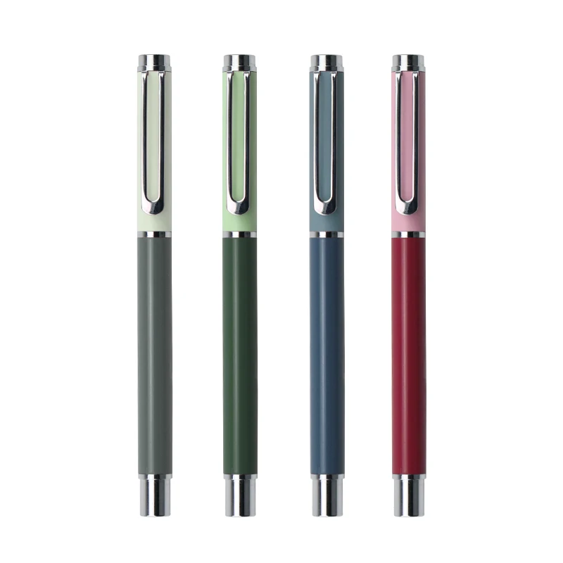 High Quality Fashion Colorful Student Gel Pens Business Promotion Gift Pen Metal Roller Pen for gift