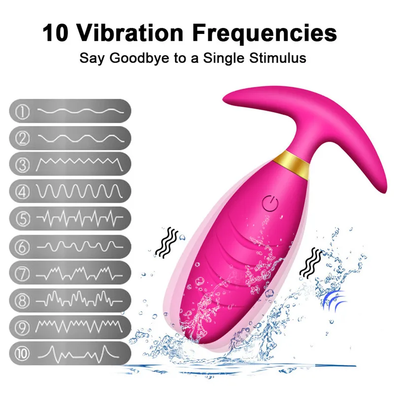 Seksfun App Vaginal Anal Toy Wearable Remote Controlled Vibrator Bluetooth Butt Plug For Women