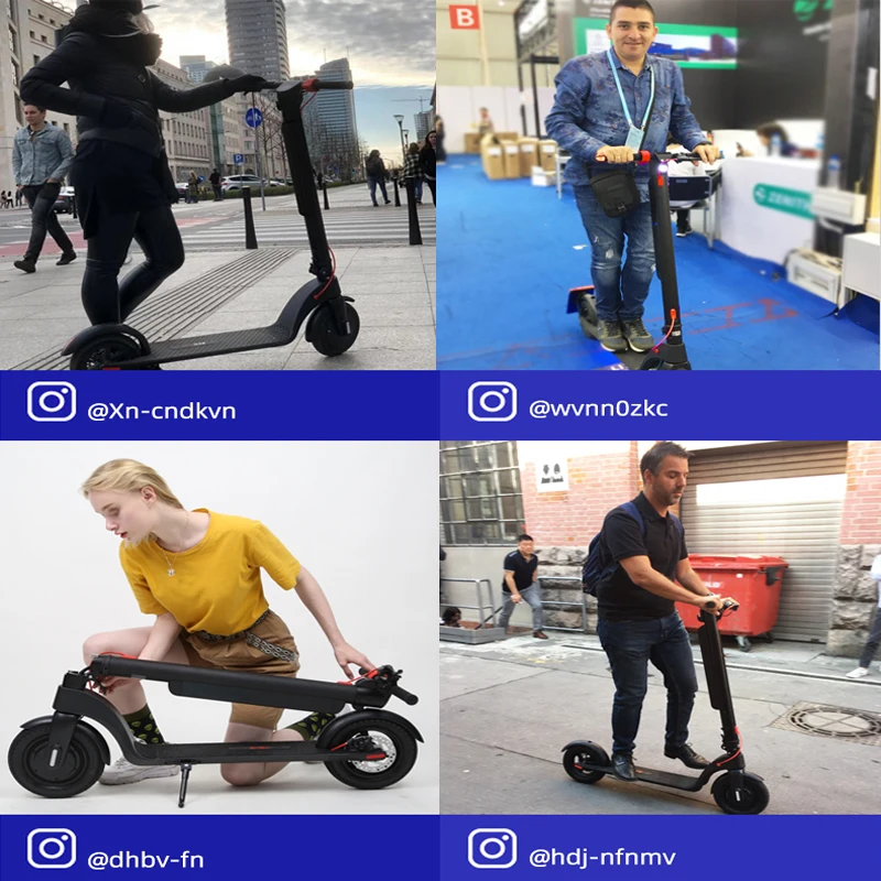 2024 Powerful 350W 700W Motor 30 Miles Long-Range Battery Up to 15.6MPH 8.5 Non-puncture Tires Commuting Motorized e Scooter