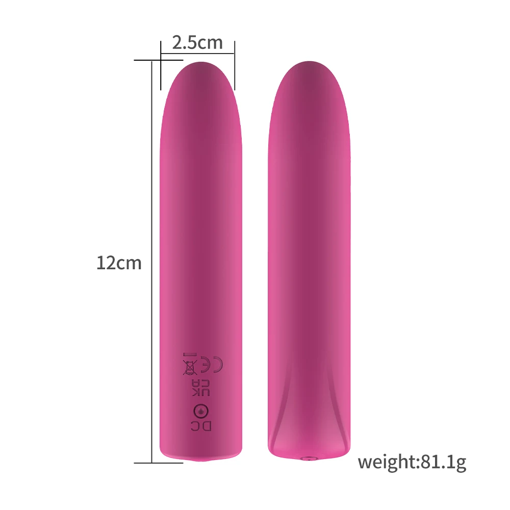 Wholesale 10 frequency powerful rechargeable mini vibrator massage vaginal sex toy women silicone bullet vibrator