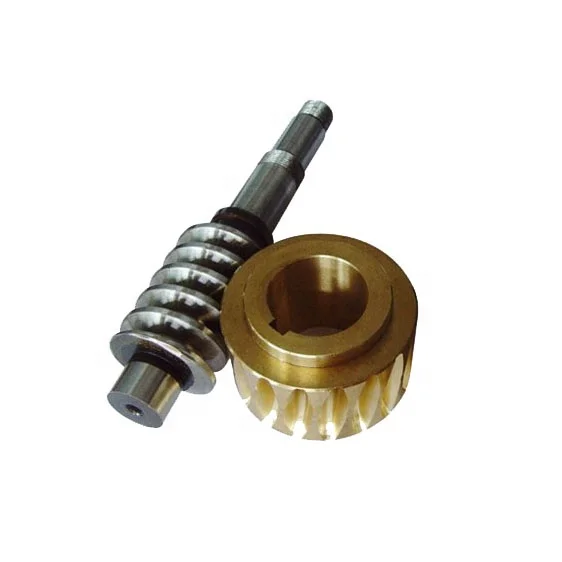 Пользовательские CNC Металлические шестерни маленький червячный резьбовой вал