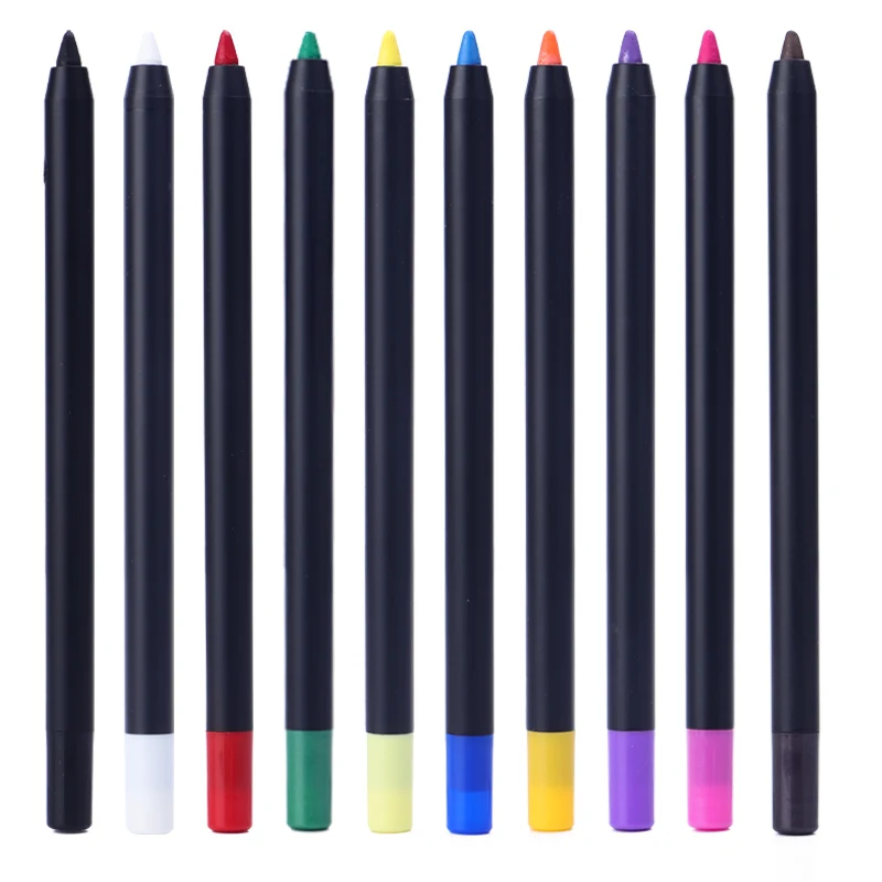 Wholesale Private Label Waterproof Colorful Gel Kohl Eyeliner Pencil