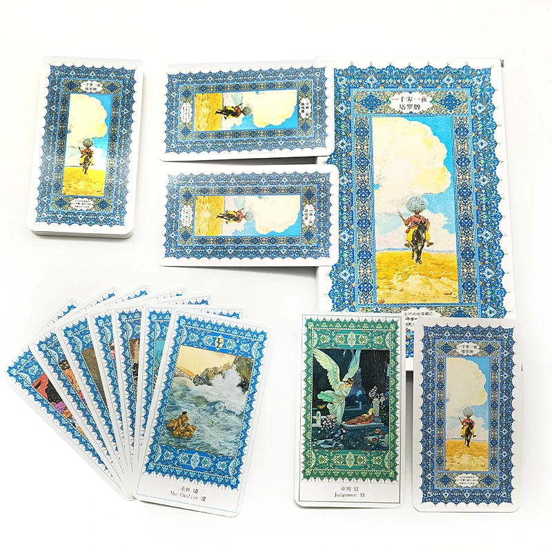 Custom Printed Oracle and Tarot Cards with Book