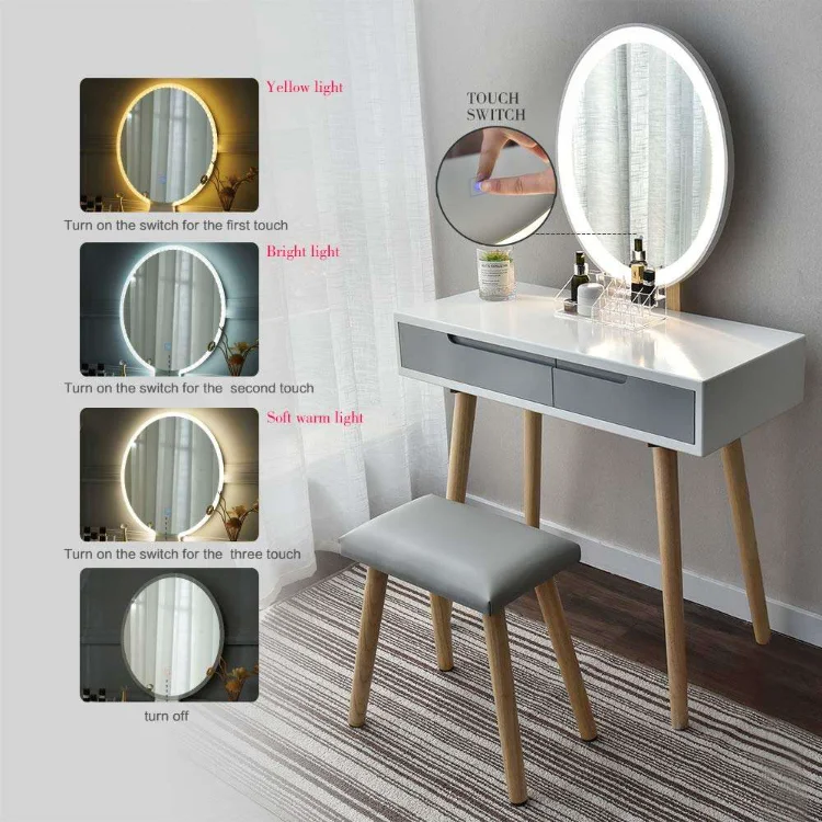 SZT-14 Bedroom dressing table modern minimalist storage cabinet integrated ins modern luxury dressing table