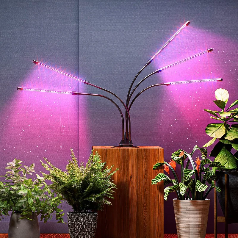 4 Head LED Grow Light Full Spectrum Phytolamp For Plants Full Spectrum Phyto Growth Lamp