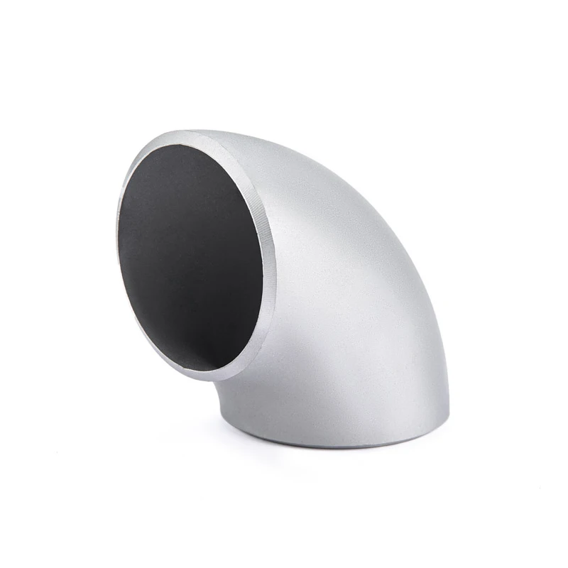 Butt Welded Stainless Steel Elbow 90 Degree Short Radius Elbow SS Tube Fitting  Sand Blasting China Factory