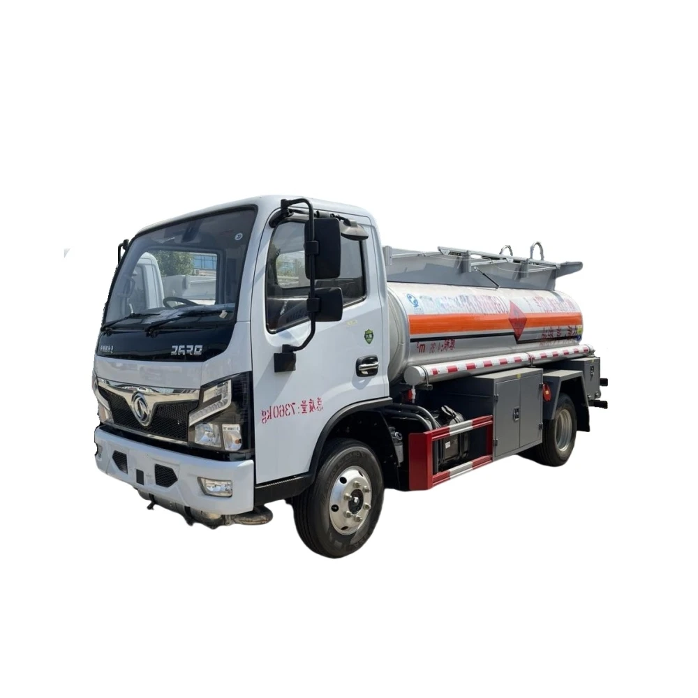 Автозаправочная установка Dongfeng 4x2 4 3 м3-Универсальный топливный бак для гибкой подачи масла
