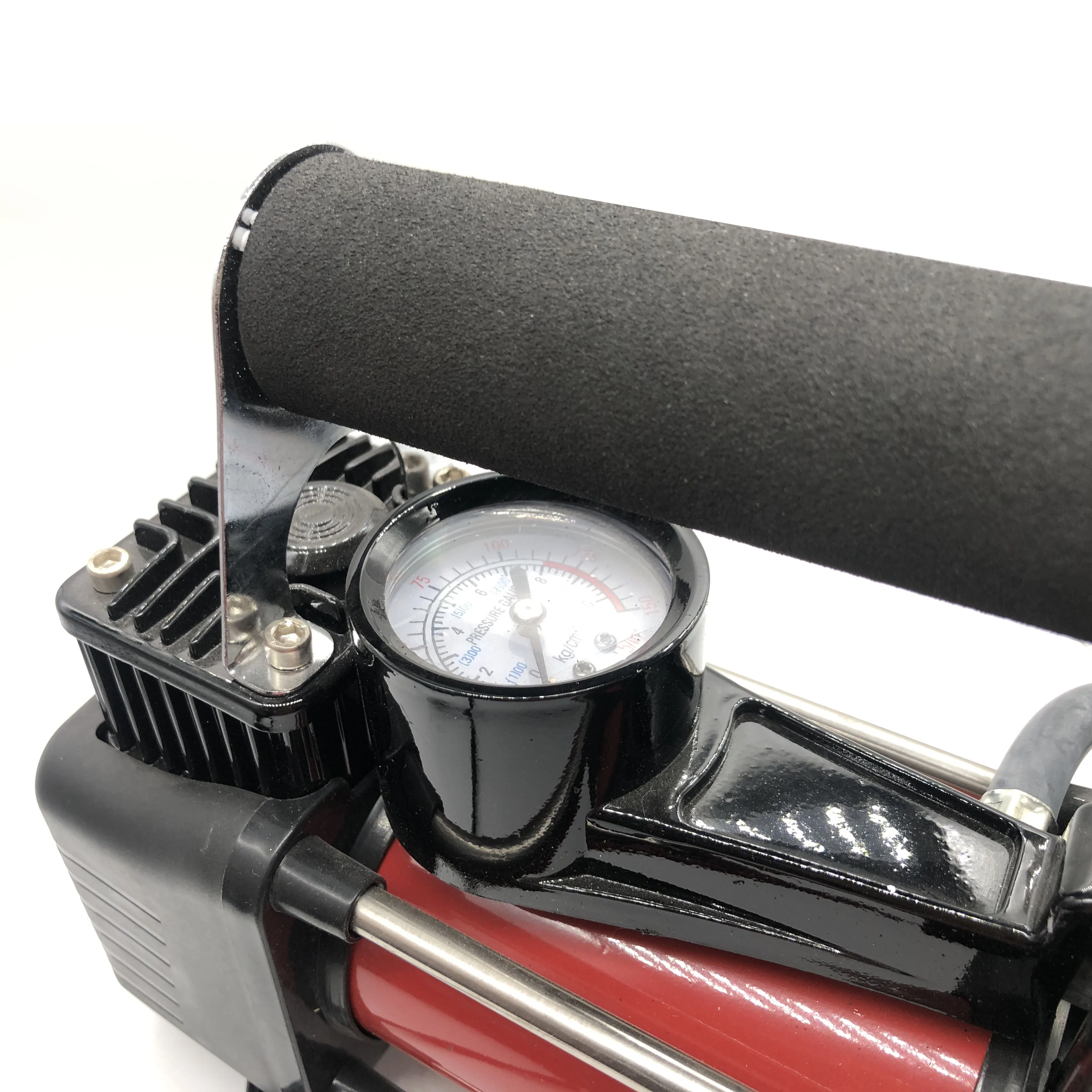 High power DC 12v metal car tire inflator pump double cylinder car air compressor portable air pump for car truck and SUV