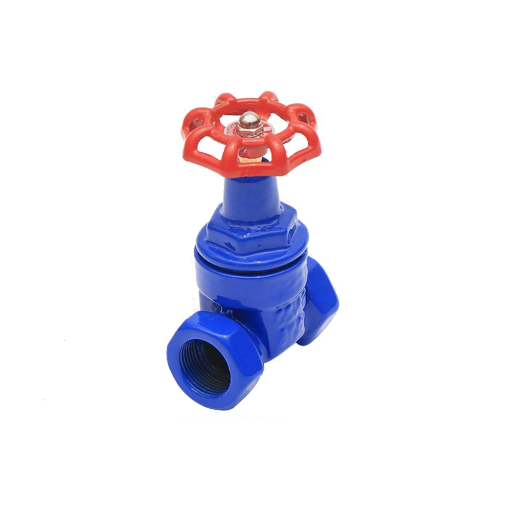High Quality DN15 PN16 Ductile Iron Threaded Gate Valve Concealed Soft Seal Gate Valve