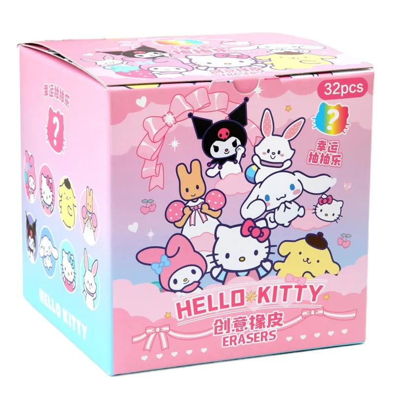 DH41509 Cartoon Blind Bag 3D three-dimensional detachable Assembler Eraser Student Prize Kuromi Stationery eraser