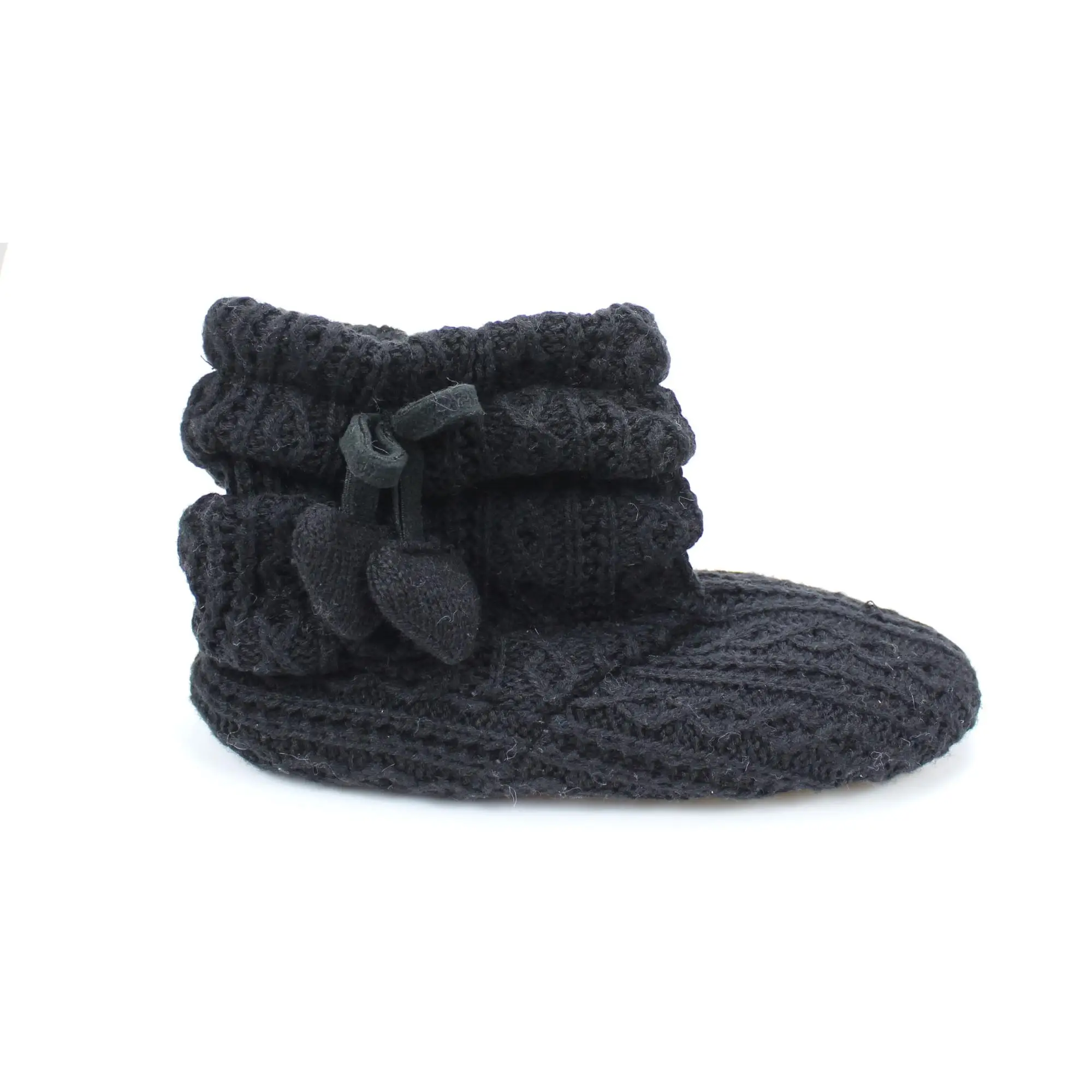 
Soft sole warm fur lining winter indoor Knitting boots for women shoes 