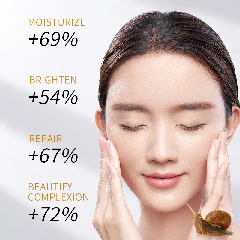 Original Snail Mucin 96% Essence Repairing Snail Cream Moisturizing Anti Aging Cream Snail Serum