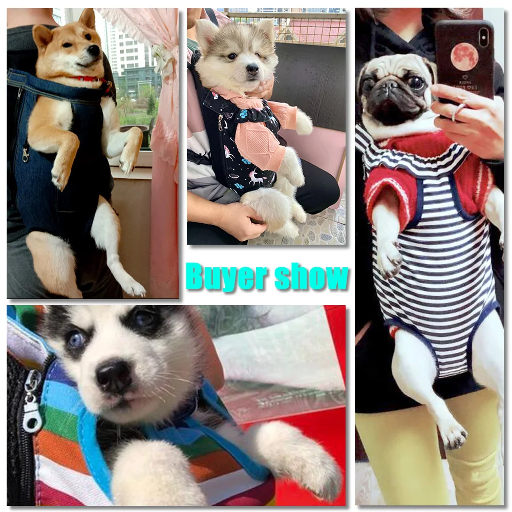 Dropshipping 17 Colors Mesh Carriers Bag Outdoor Travel Breathable Portable Dog Carrier for Dogs Cats Pet Backpack