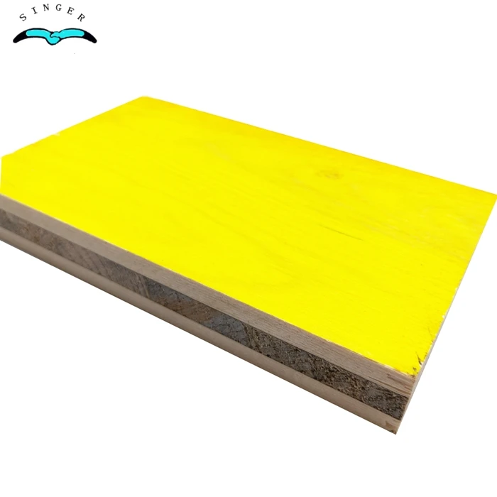 27mm pine core 3ply yellow shuttering panels / construction formwork panels price