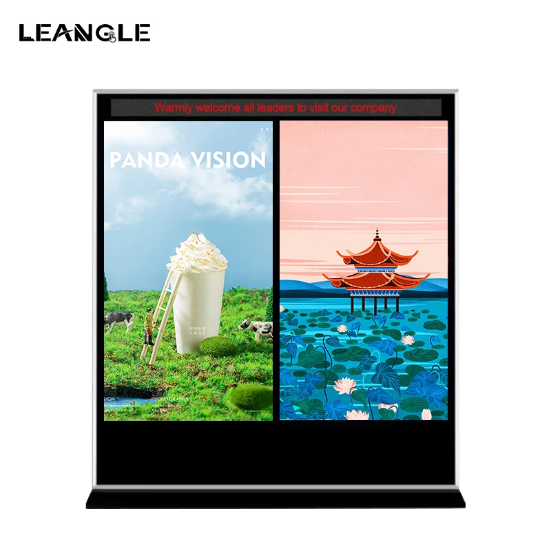 43 55 65 inch Multiple Side Vertical Window Display Screen Digital Signage LCD Display Monitor