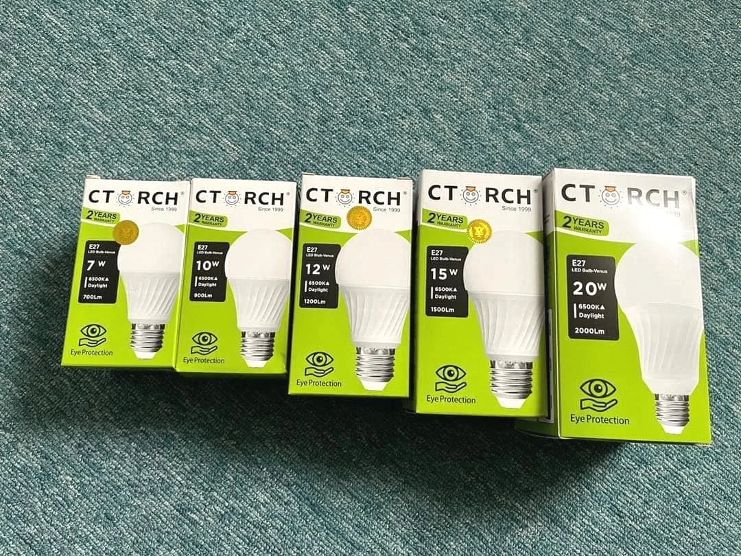 ctorch Good quality new design E26 B22 a60 bulb SMD2835 E27 220V 5w 7w 9w 12w led bulb raw material parts bulb